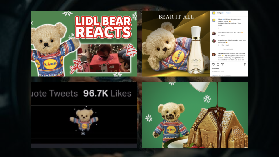 Lidl Christmas Bear Seth Jones